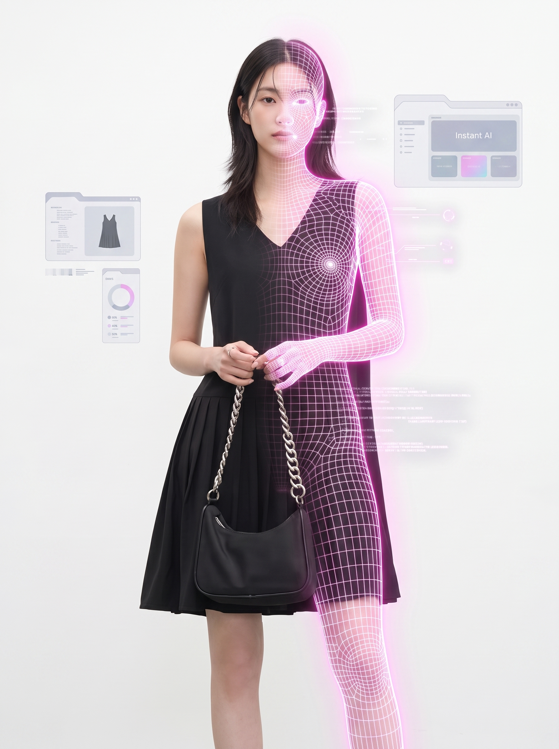AI 기술로 생성된 모델 이미지